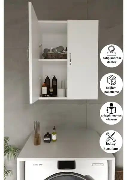 Dewoody Çamaşır Makine Üst Dolabı ve Özceden Boy Dolabı Sepetli Karşılaştırması