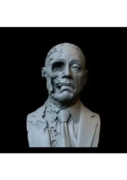 Breaking Bad Gustavo Fring 15 cm Büst Detaylı Koleksiyon ve Dekorasyon Parçası