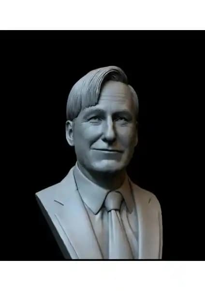 Breaking Bad Saul Goodman Büst 10 cm - Koleksiyon ve Dekorasyon İçin Özel Tasarım
