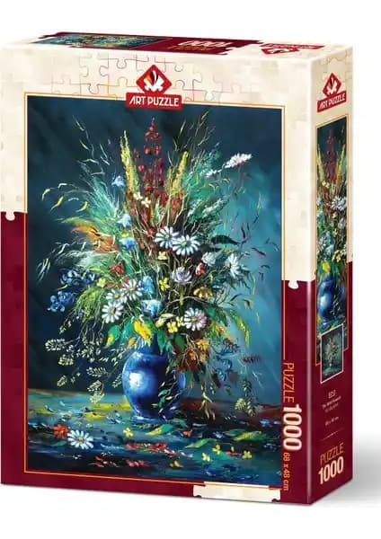 Art Puzzle Kır Çiçekleri 1000 Parça Puzzle Doğal Manzaralar ve Zihin Egzersizi İçin Uygun