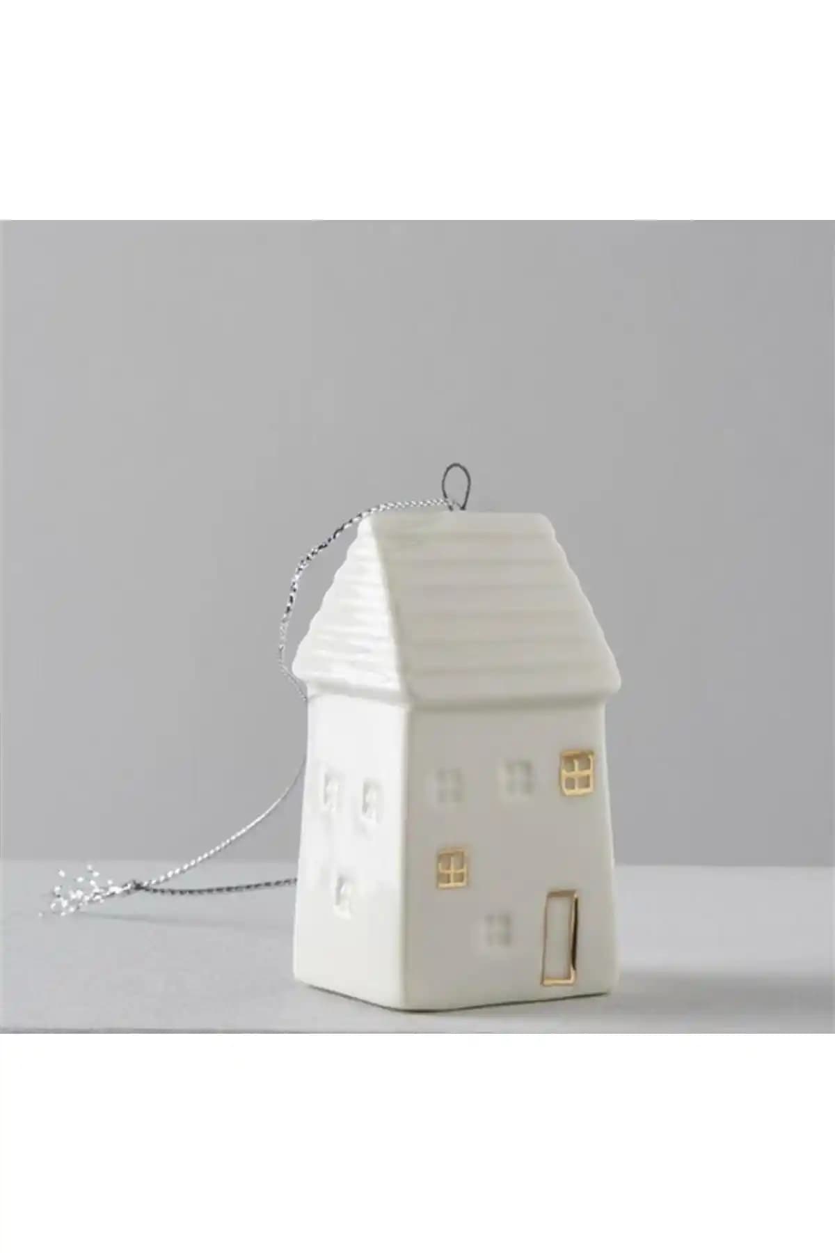 LİNECRAFT Linens Beyaz İkili Ev Biblo Seti: Modern ve Şık