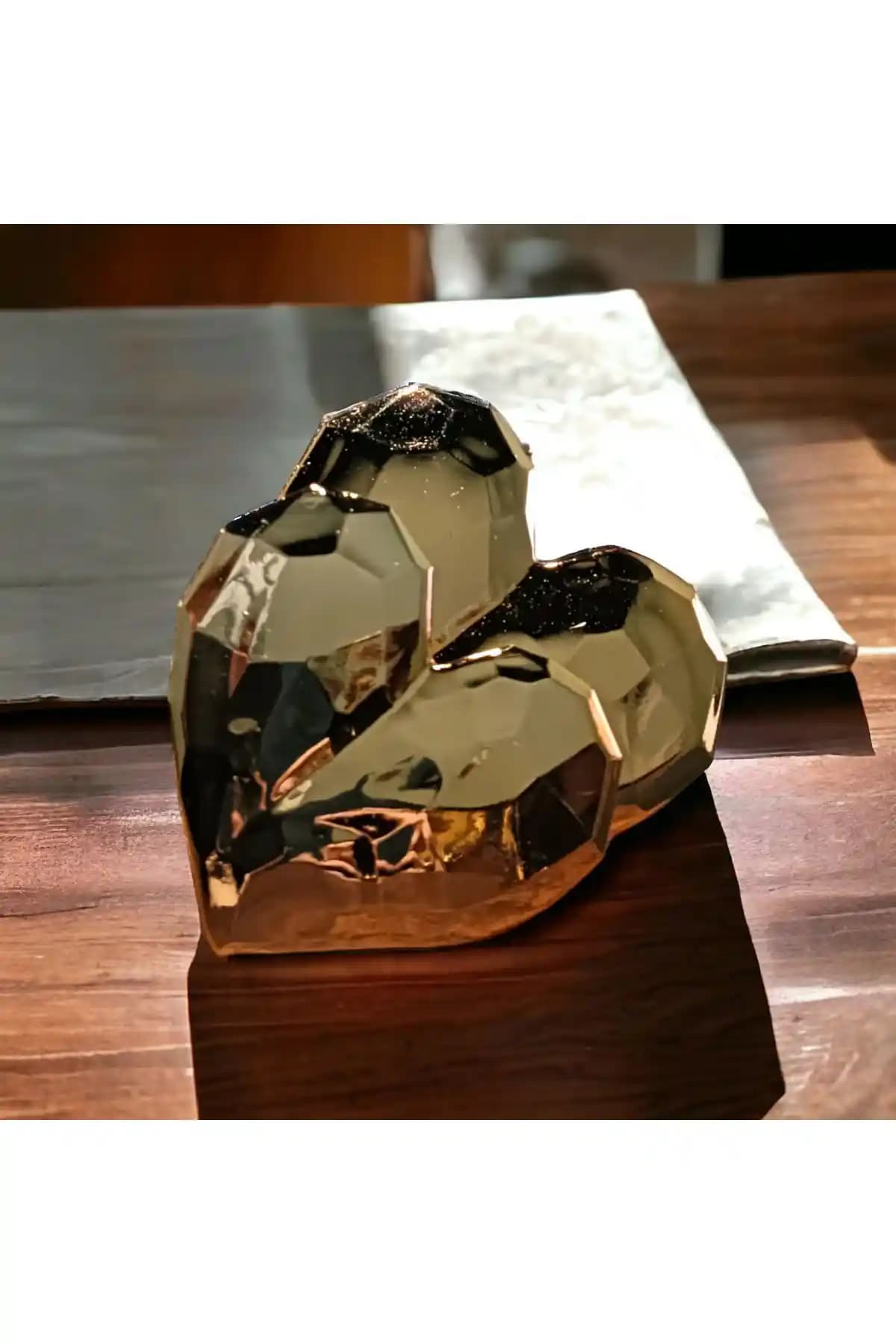 Yıldız Welding İkili Gold Kalp Biblo: Estetik ve Dayanıklı Tasarım