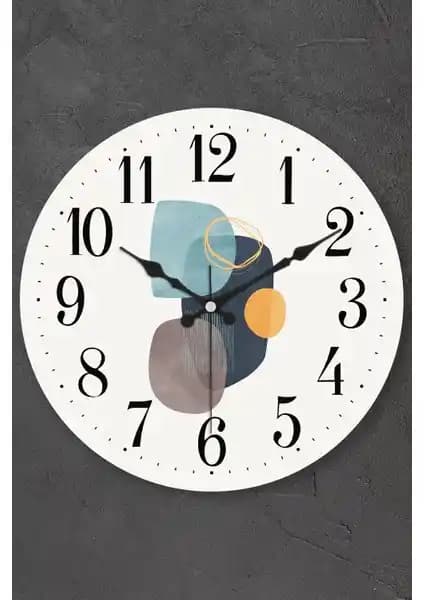 Muyika Musica Bombe Modern Cam Duvar Saati - Şık ve Sessiz Tasarım Özellikleri