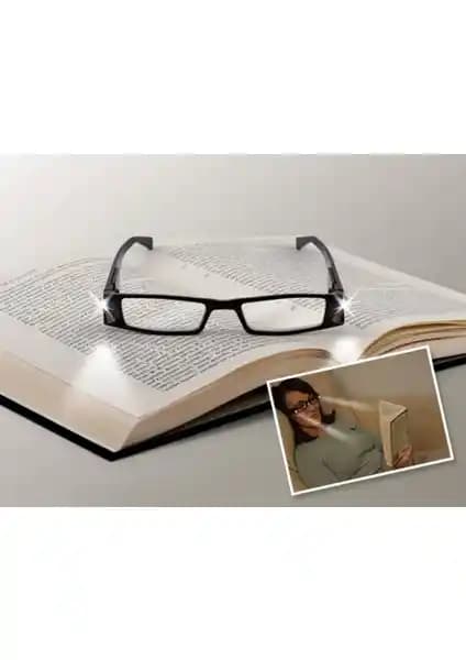 Toptancı Kapında Led Işıklı Kitap Okuma Gözlüğü ile Gece Okuma Konforunu Artırın