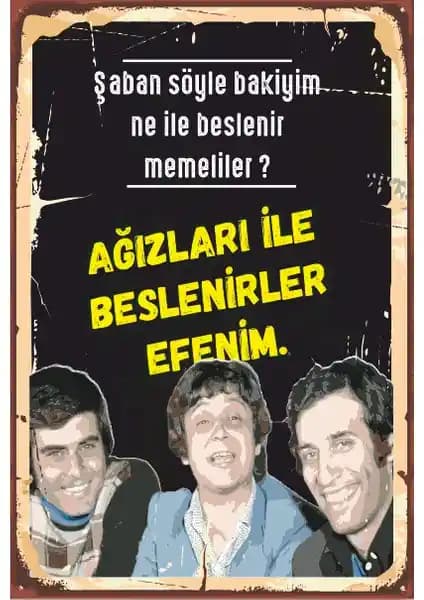 Hayat Poster Hababam Sınıfı ile Nostaljik ve Retro Dekorasyon Çözümü