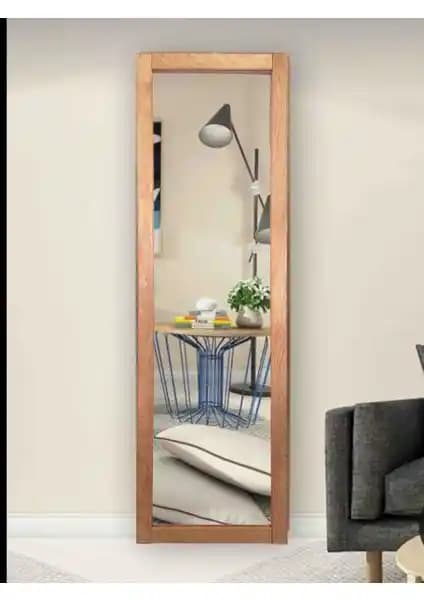 Mirrorss Tütün Renk Duvar Hol Aynası: Modern Tasarım ve Kullanım Kolaylığı