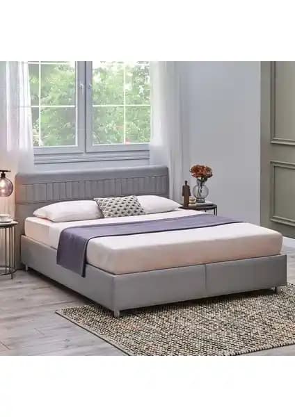 Yataş Bedding Nano Başlık Somni Baza Set Gri - Modern Tasarım ve Fonksiyonellik