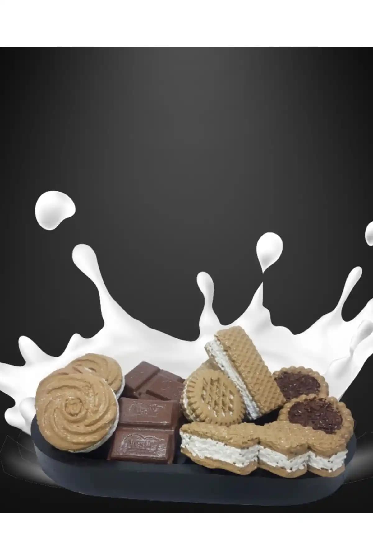 FluweelDekorotif Decorative Ceramic Plate for Kitchen Display