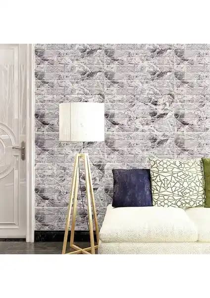 Renkli Duvarlar 70X38CM ve NW65 Gri Opak Panel Karşılaştırması İç Mekan Dekorasyonu