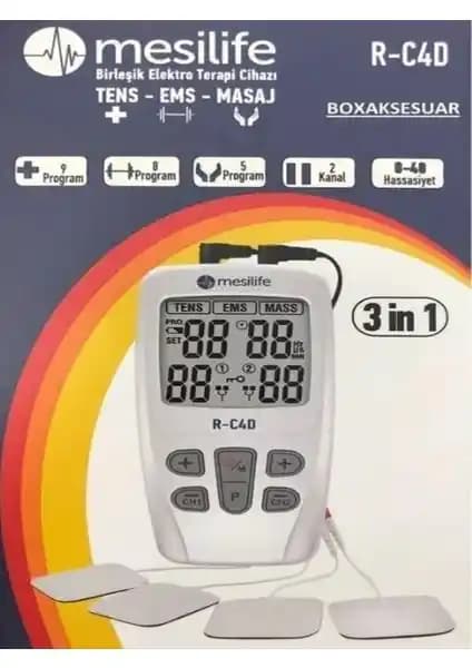Mesilife R-C4D Elektro Terapi Cihazı: Çok Modlu Ağrı ve Rahatlama Çözümü